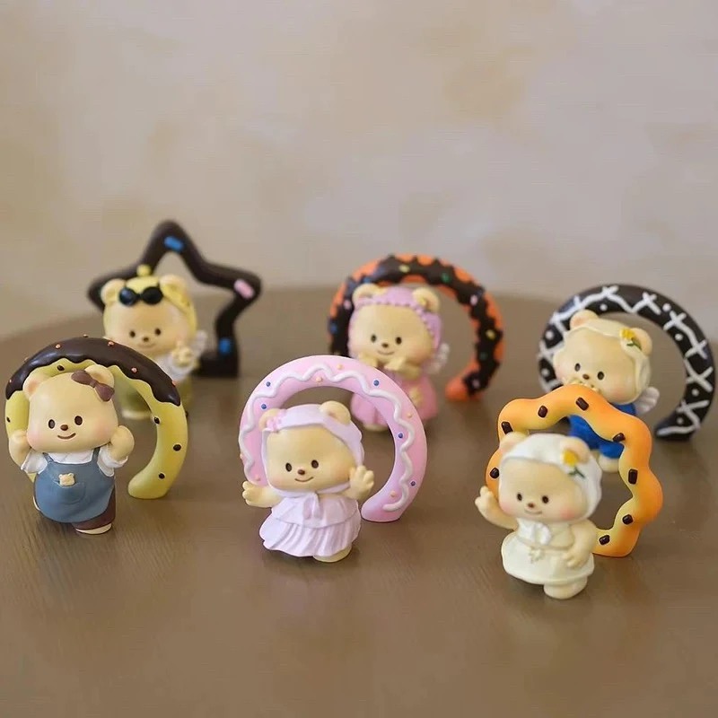 【拆盒】黄油小熊第四代甜心小熊系列盲盒手办摆件