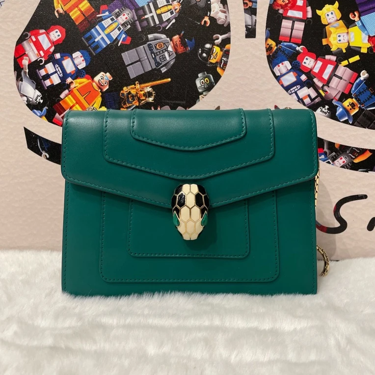 95新 BVLGARI/宝格丽 蛇头 小号 链条包