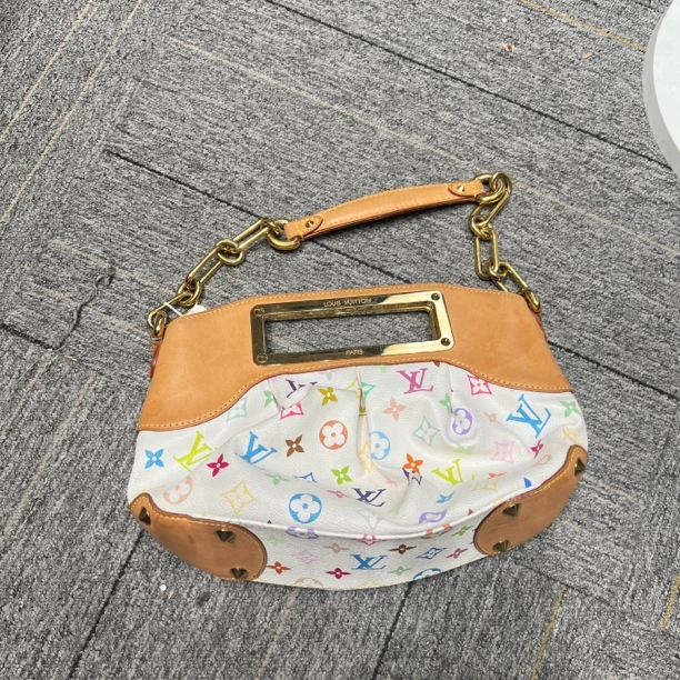 95新 LouisVuitton/路易威登 白三彩 单肩包