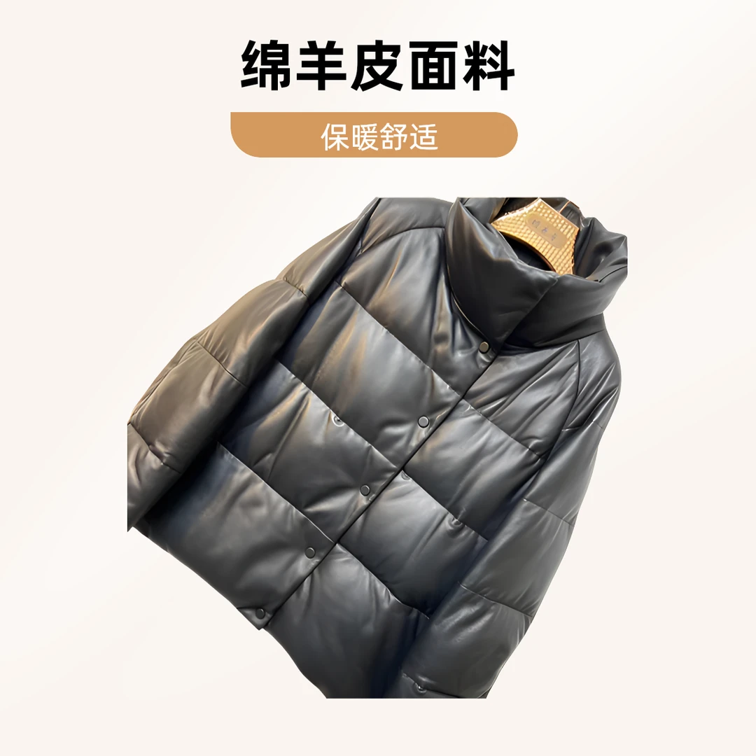 唯衣曼  Y 1 M  同款高奢短款面包服加厚保暖冬季女士时尚潮流