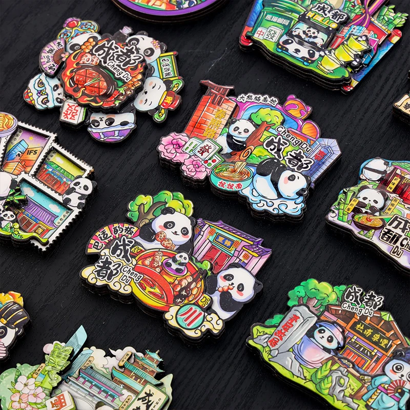 瑕疵冰箱贴正面滴胶有瑕疵背面无背胶会赠送需自己DIY介意慎拍