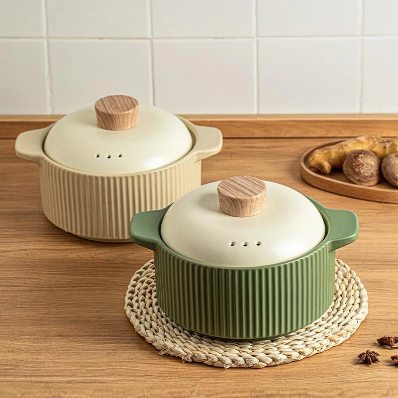 砂锅炖锅煲汤家用耐高温煤气灶专用干烧不裂陶瓷沙锅汤锅