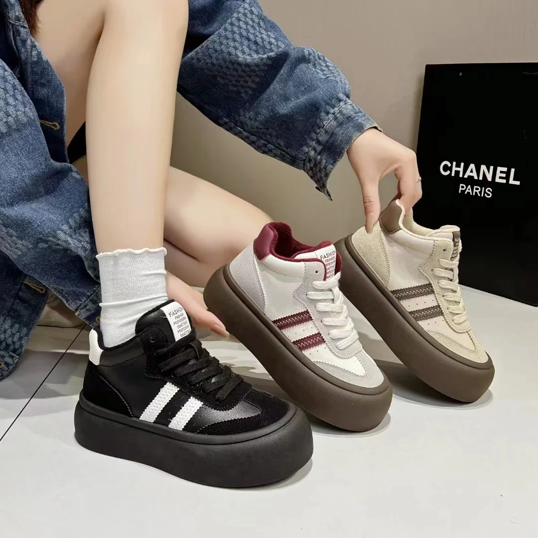 【809-2】冬款加绒德训鞋