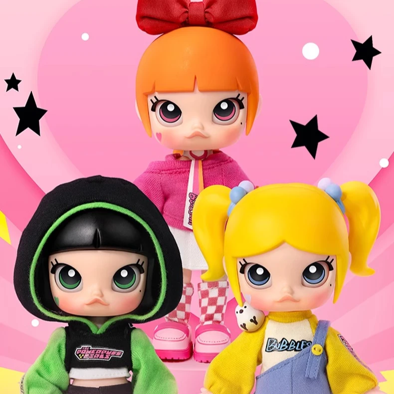 【拆盒】MOLLY飞天小女警系列可动人偶盲盒BJD娃娃潮流玩具公仔礼物
