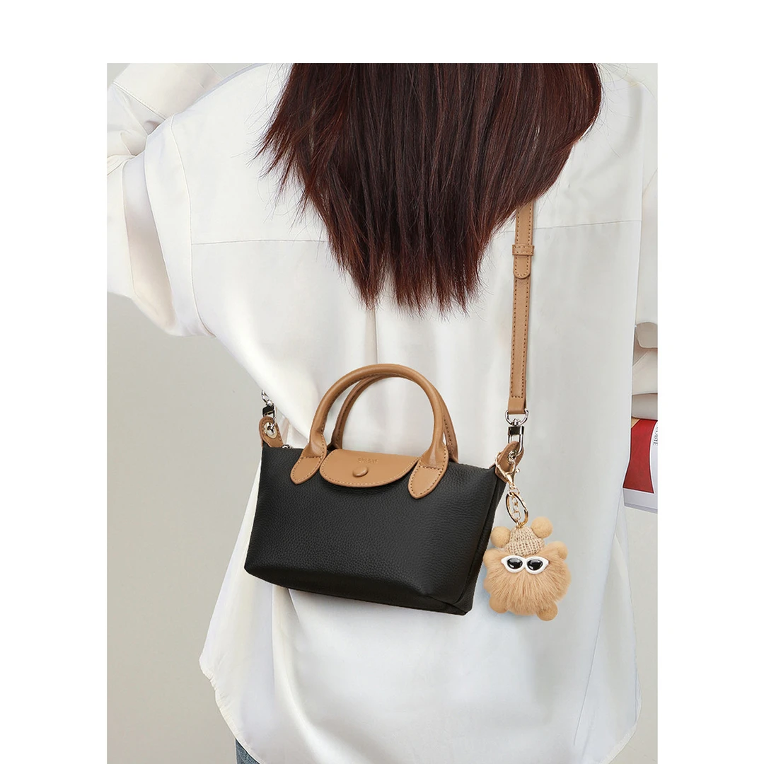 星期六｜【头层牛皮饺子包】2025爆款休闲百搭单肩斜挎包手提包迷