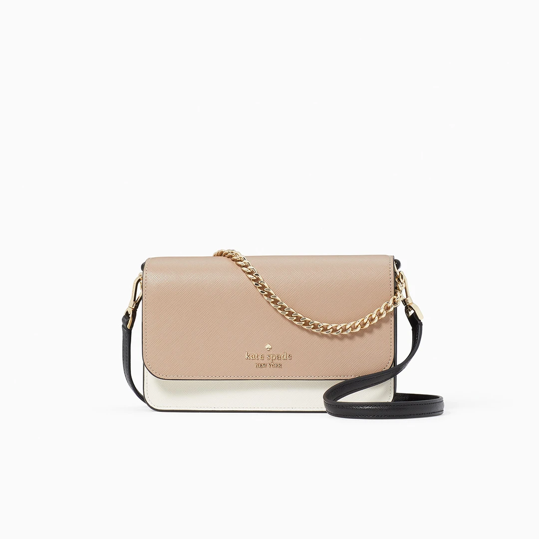 kate spade｜双十一品牌自营MADISON迷你十字纹手提包凯莉包