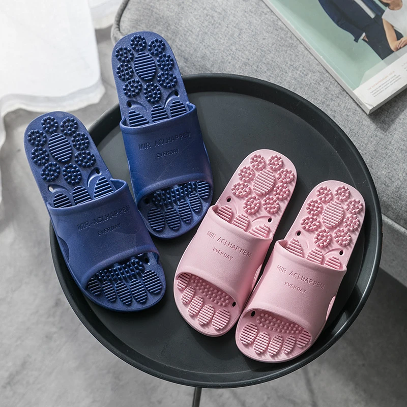 夏季拖鞋女居家用浴室洗澡防滑按摩凉拖软底情侣外穿宾馆凉拖鞋男