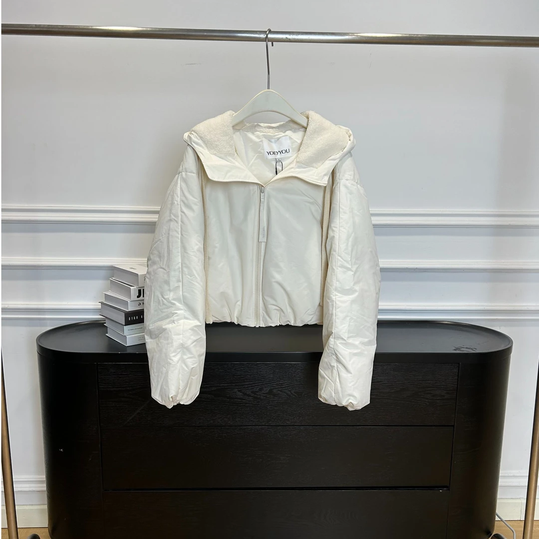 短款连帽羽绒服24年冬款YFAW423077——4699