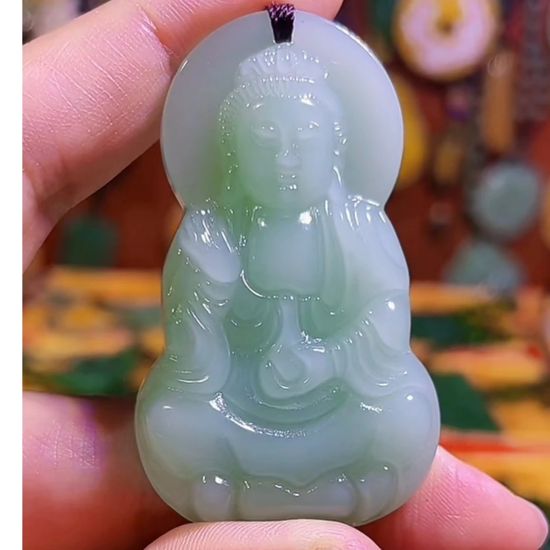 125浅绿色八角观音经典百搭