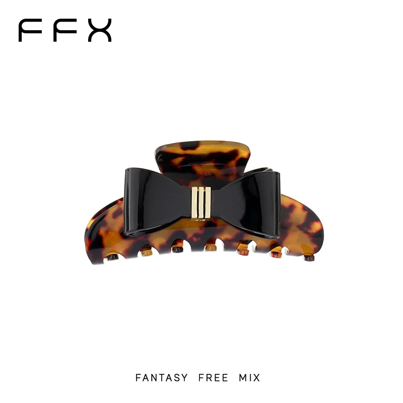 弗弗西FFX【凯莉】高级质感韩系蝴蝶树脂抓夹