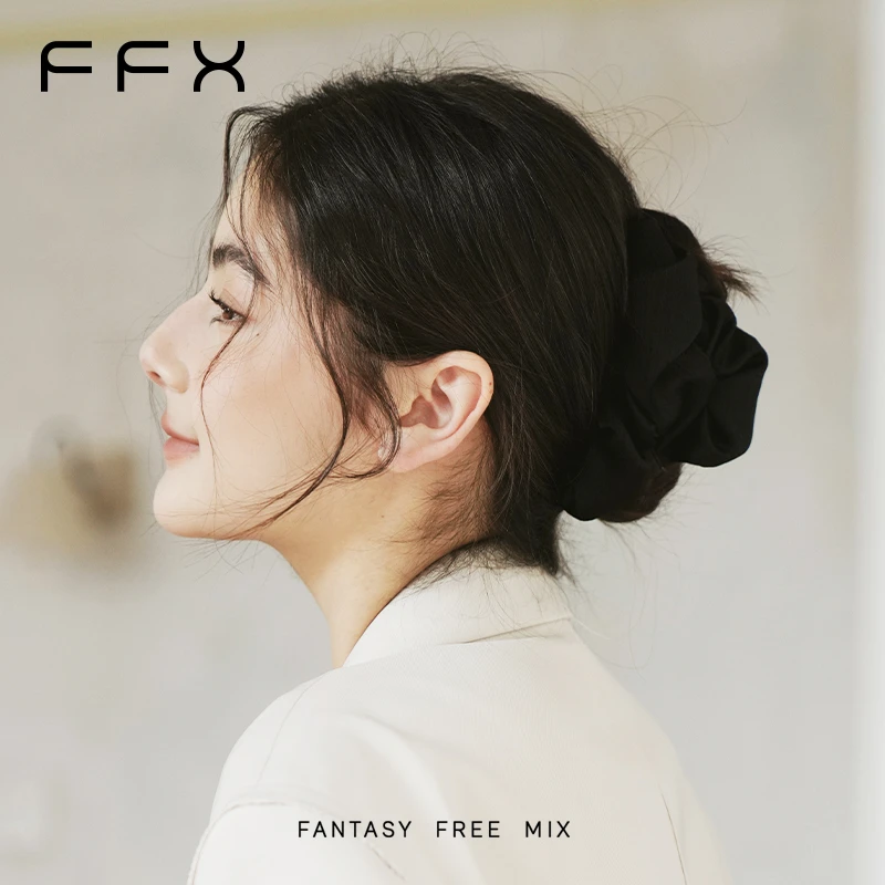 【夏若妍同款】FFX【尚蒂】闪光百搭褶皱小抓夹时尚气质网红发夹女