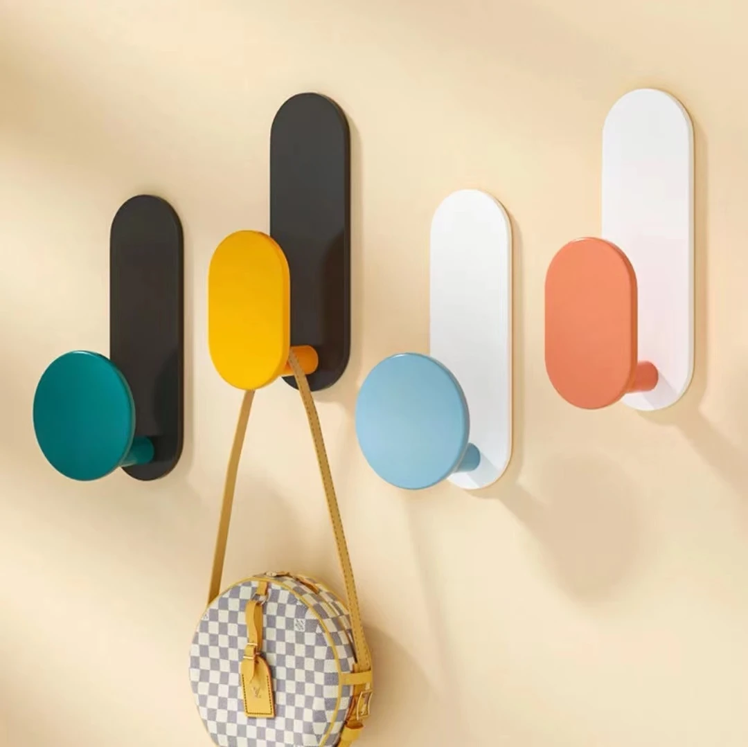 挂钩强力粘胶免打孔墙上衣服钩无痕贴宿舍粘钩壁挂式衣架门后创意