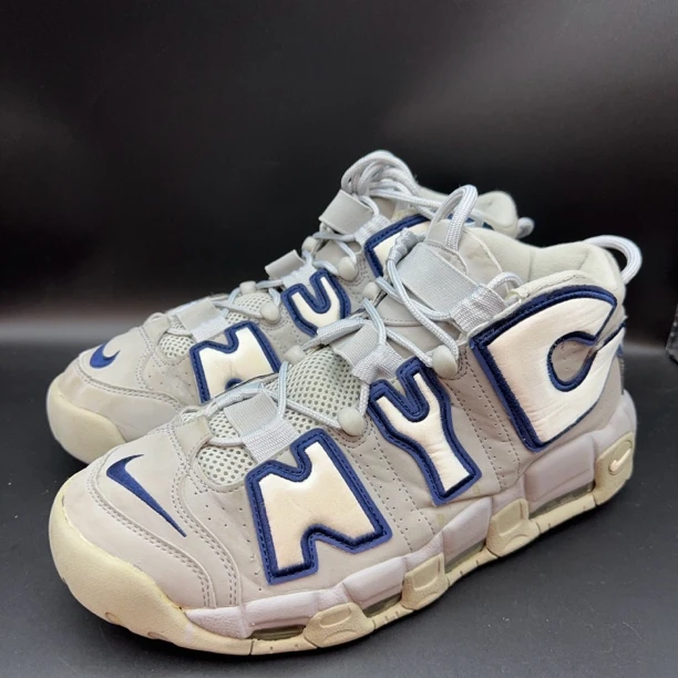 44码 Nike 皮蓬Air狼灰二手篮球鞋无原盒 轻微开胶/磨损公价2199