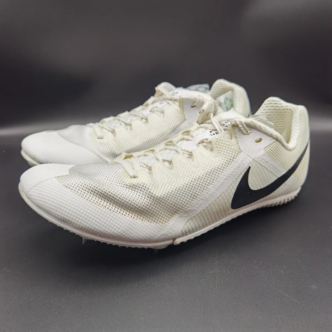 43码 Nike  二手跑鞋 钉鞋 黑白 无原盒 轻微使用痕迹