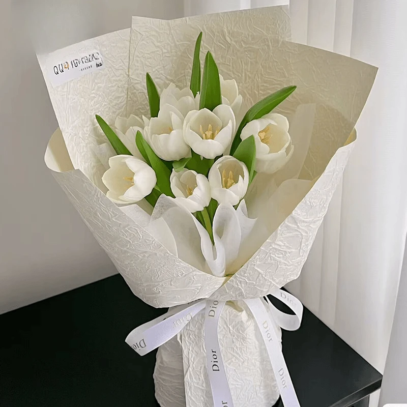 【花儿乐】手工石纹纸肌理褶皱纸鲜花花束高品质韩系包装纸花艺资材