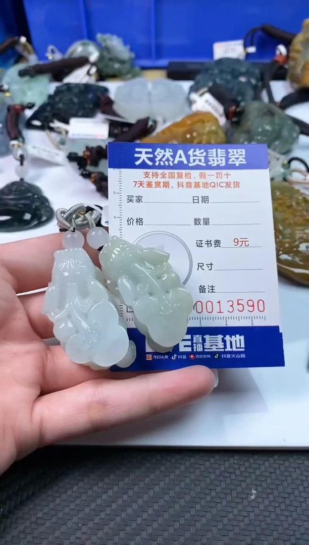 【闪购商品】翡翠挂件未镶嵌