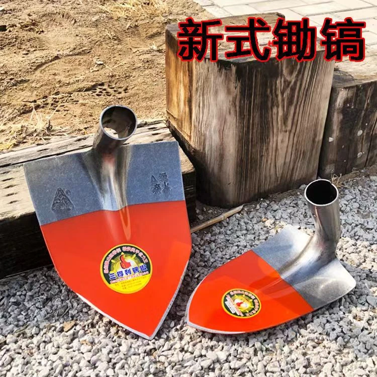 开沟起垄三角锄头种菜挖沟锄头农用园林工具小尖镐加厚培土锄镐