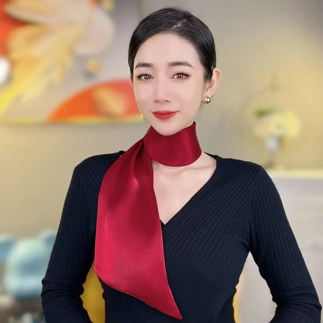 流光纱新款护颈巾百搭气质时尚气质纱巾领巾亮钻小耳朵清风纱爆款