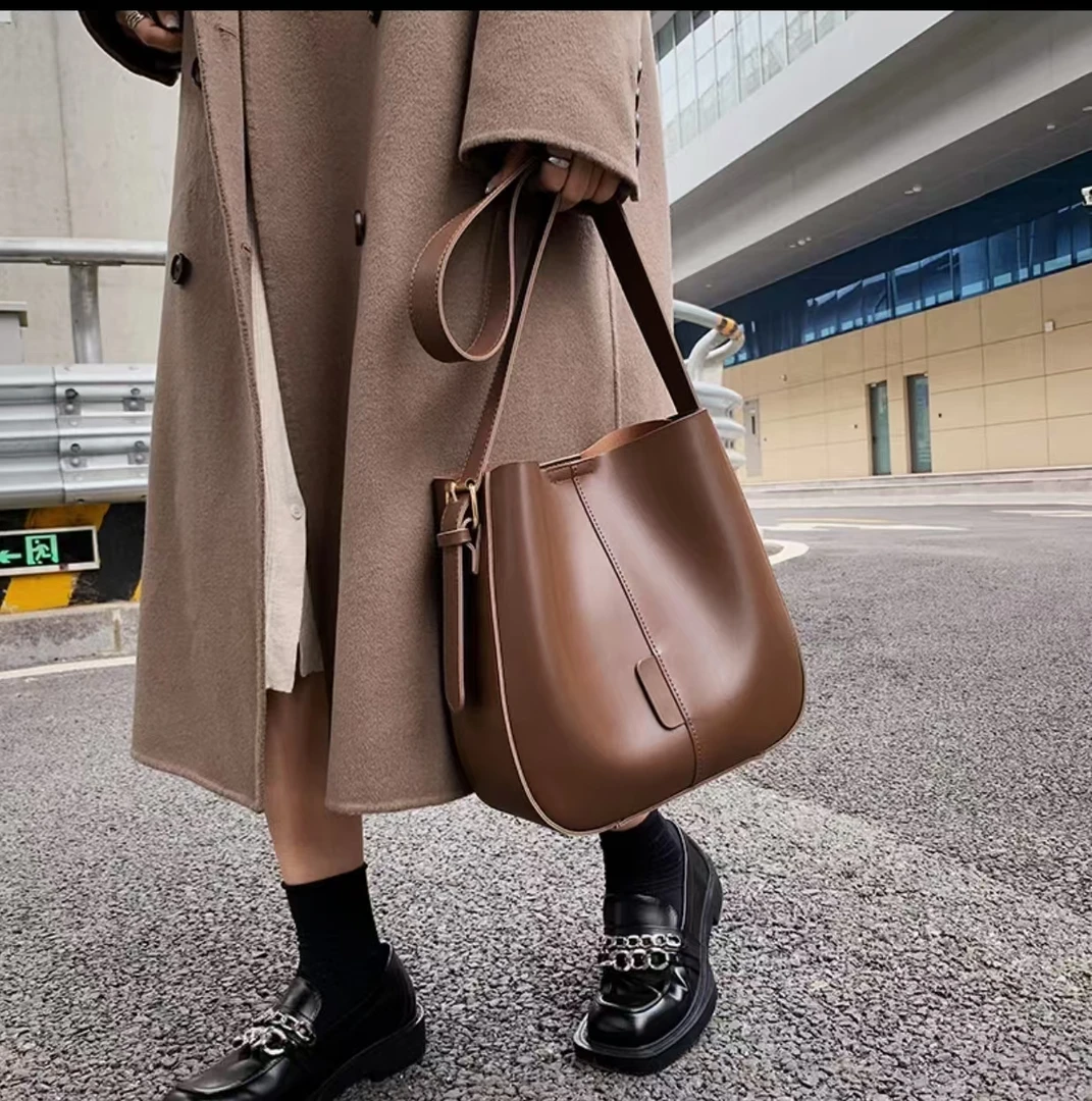 【工厂直销】 4095 轻奢百搭女士手提斜挎女包