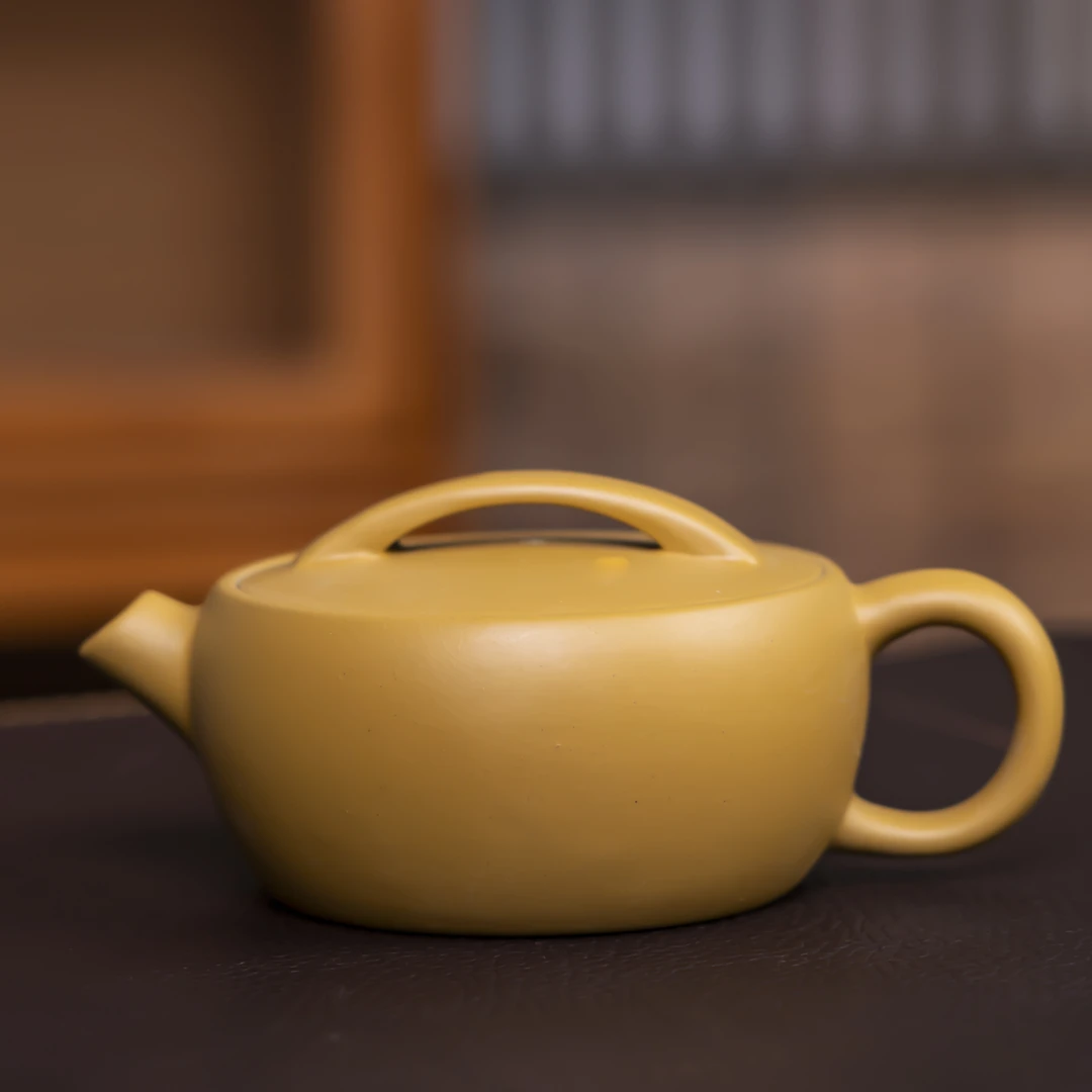 原矿段泥汉瓦壶大容量中式纯手工茶壶家用复古大号紫砂壶B118-1