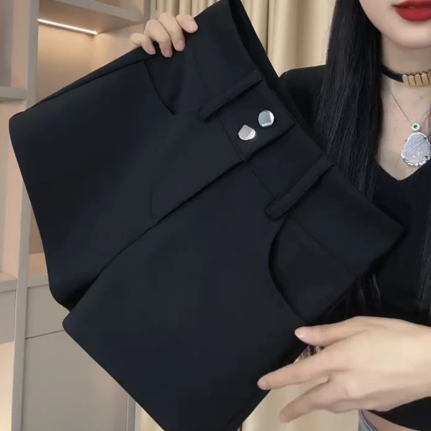 冬季新款女装定制款双扣加厚外穿短裤