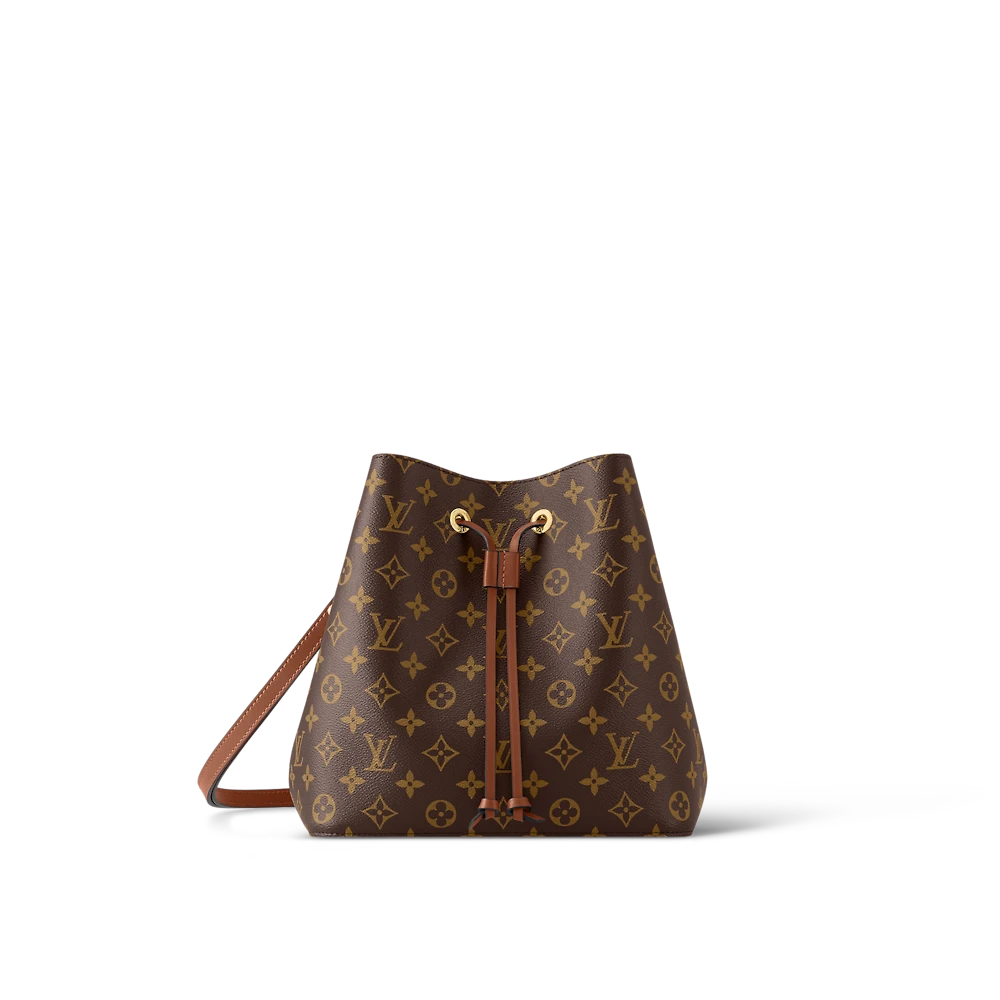 全新未使用 LouisVuitton/路易威登 NEONOE MM经典老花焦糖水桶包