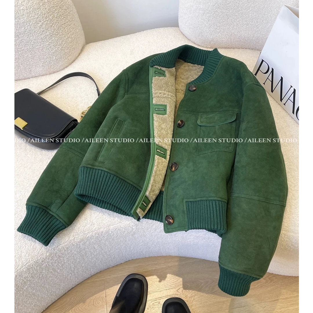 毛毛外套女短款2025冬季新款设计感小众独特超好看毛毛上衣