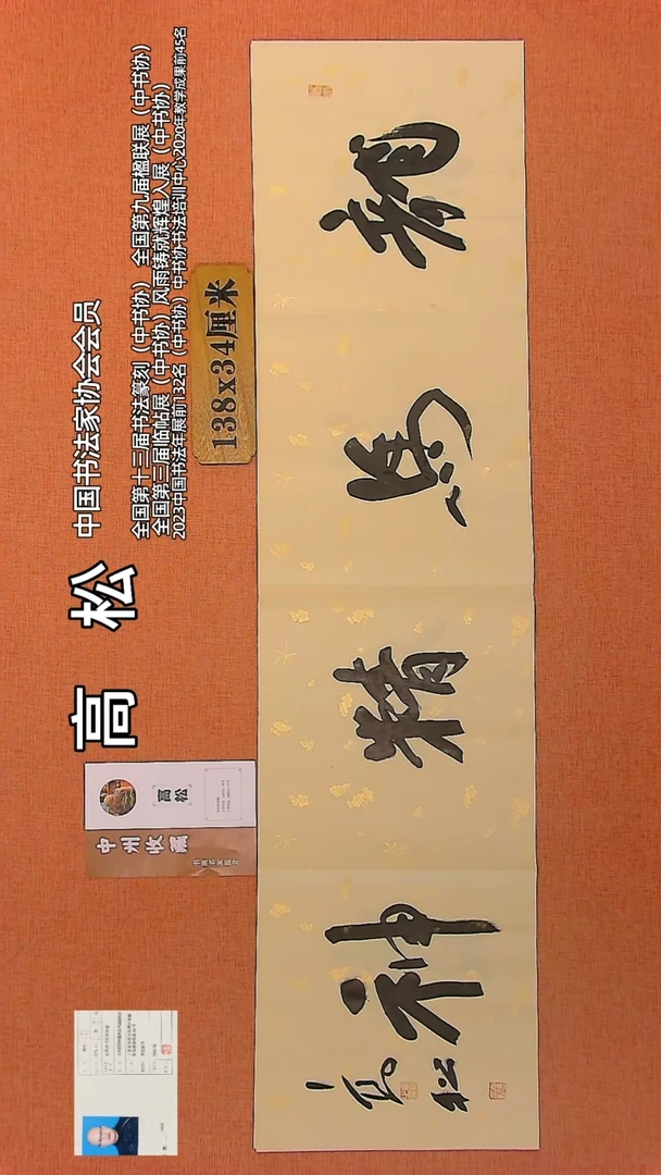 【闪购商品】书法237 中书协会员高松老师作品