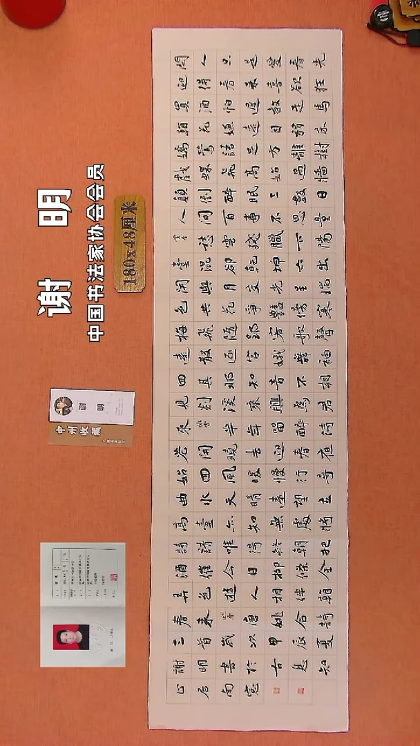 【闪购商品】书法244 中书协会员谢明老师作品