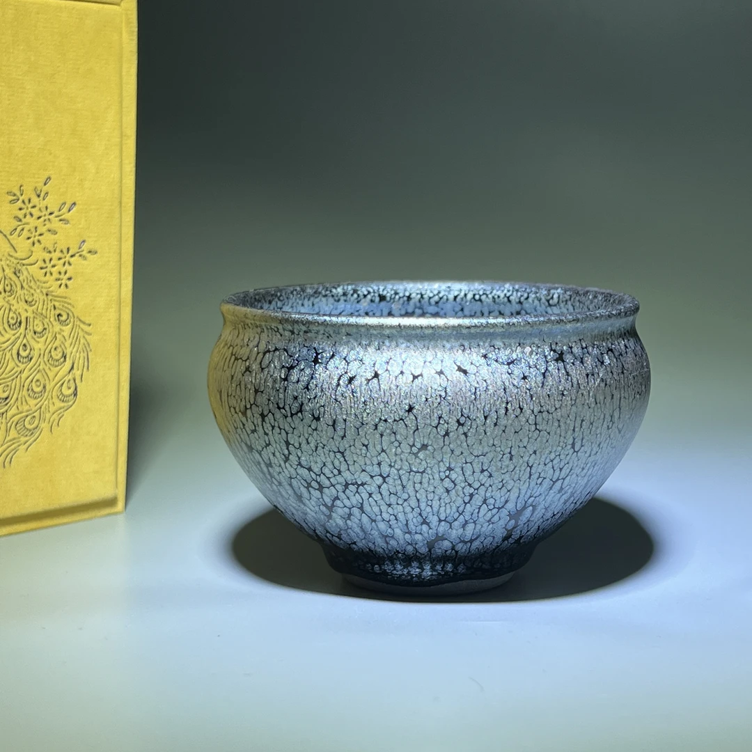 全手工高端原矿建盏主人杯带礼盒证书范大富盏传统品茗杯杨飞建盏