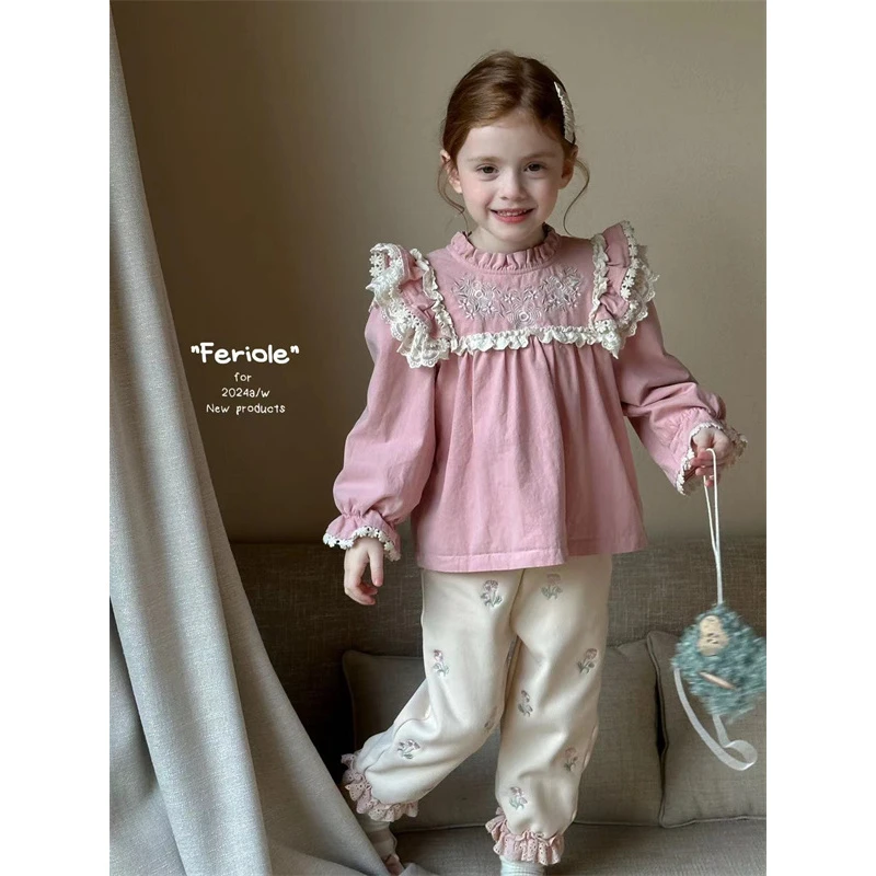 FLL·冬~花边休闲裤52288(汉服裤)