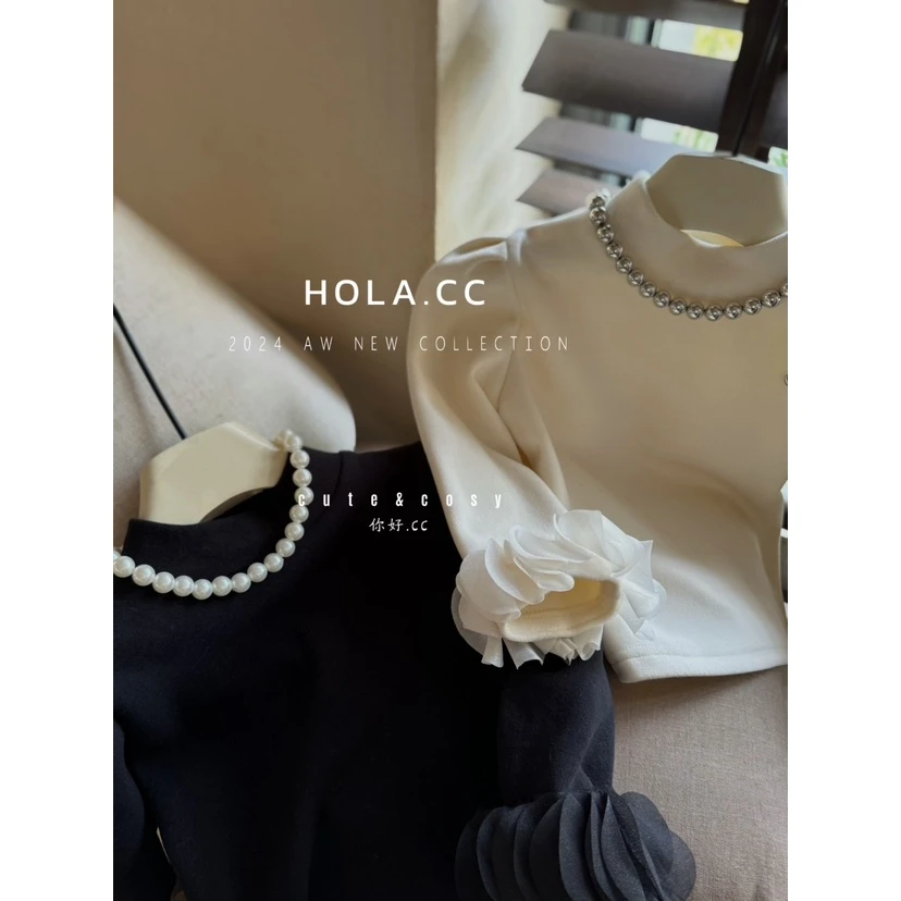 HOLA.CC·冬~花片打底衫8613（汉服T恤）