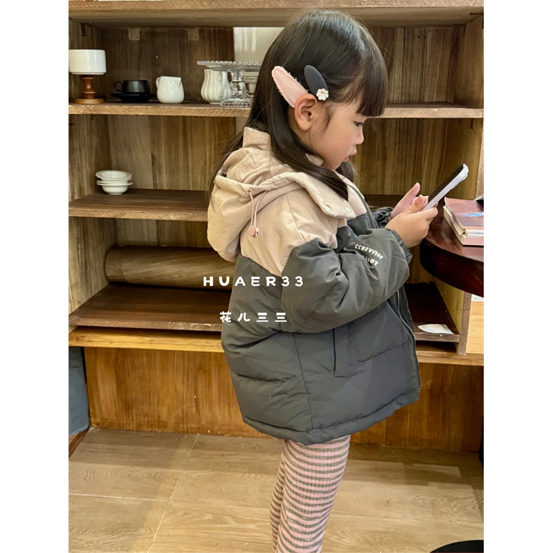 羽14~花儿三三·冬~拼色羽绒服8840（汉服）