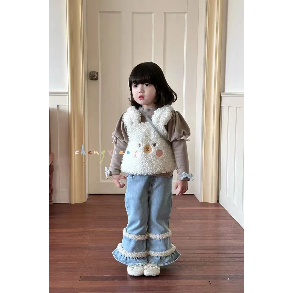 小7·冬~卡通毛毛马甲XQ3350（汉服马甲）