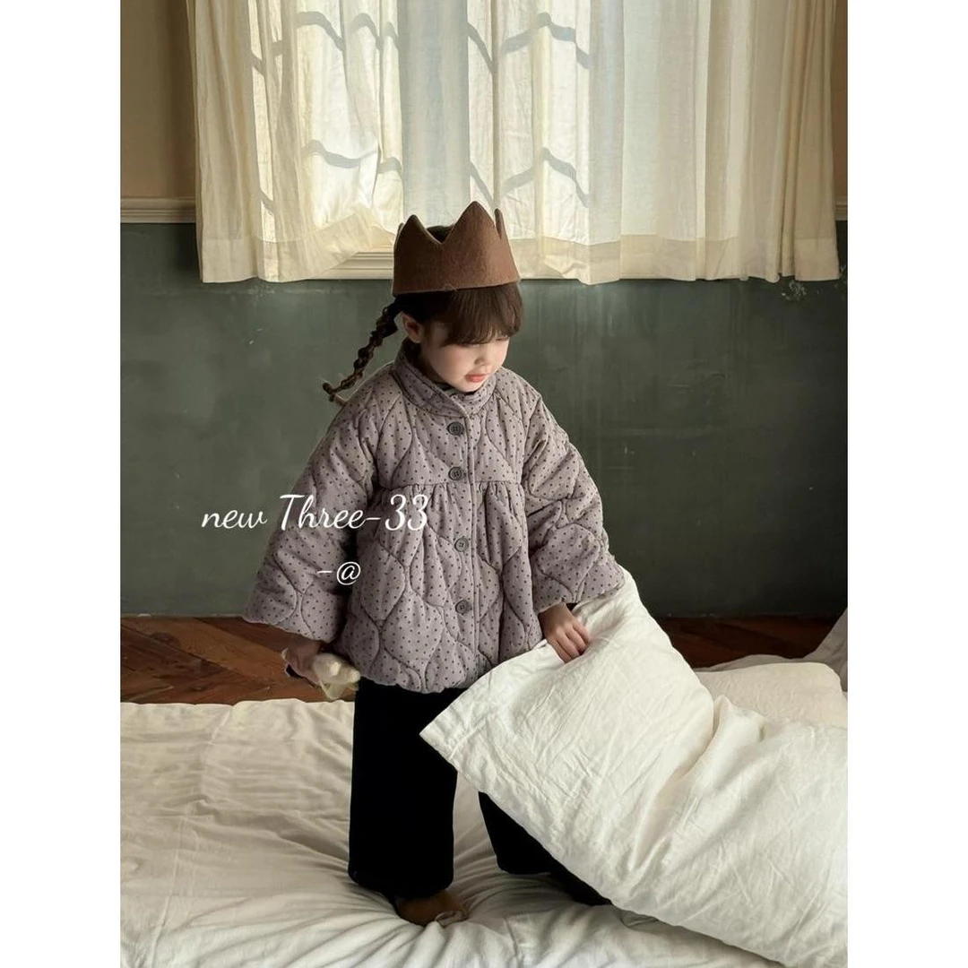 Three33·冬~花朵棉服外套66233
