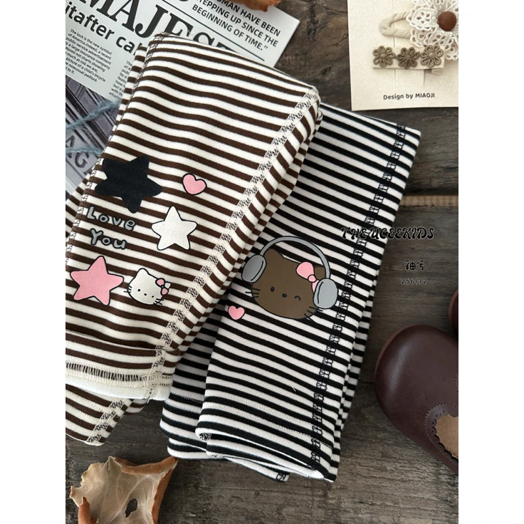 釉兮~星星kt猫打底裤256112