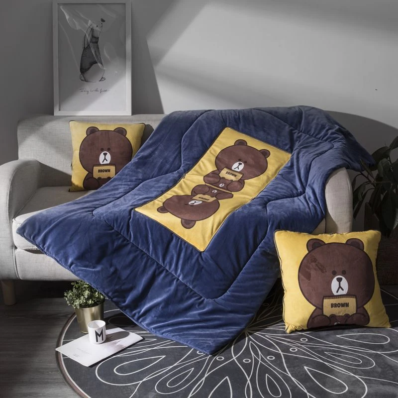 【小扬哥推荐】加厚抱枕被子两用汽车毯办公室靠垫沙发午睡枕头床