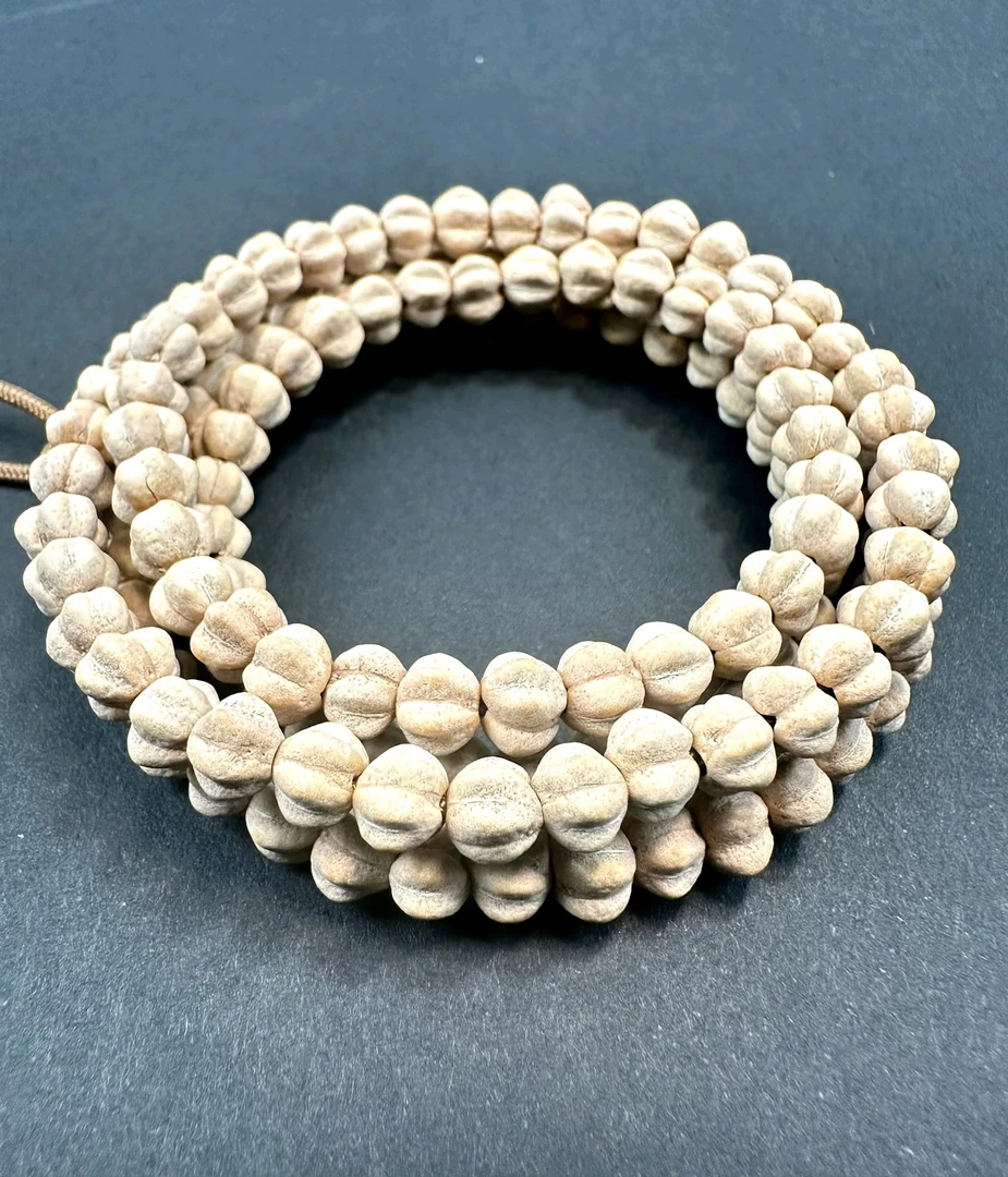 印尼龙骨菩提六芒星108长串脖挂，尺寸6mm左右，高油高密！