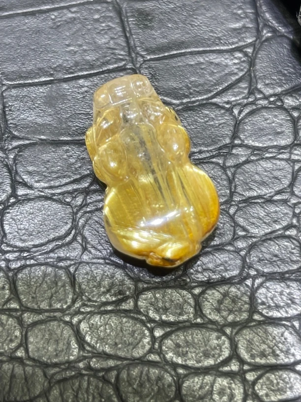 钛晶貔貅项链吊坠气质