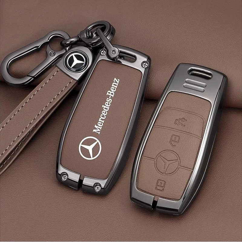 专用于奔驰迈巴赫S级S450 S480 GLS480 真皮汽车钥匙包保护套壳