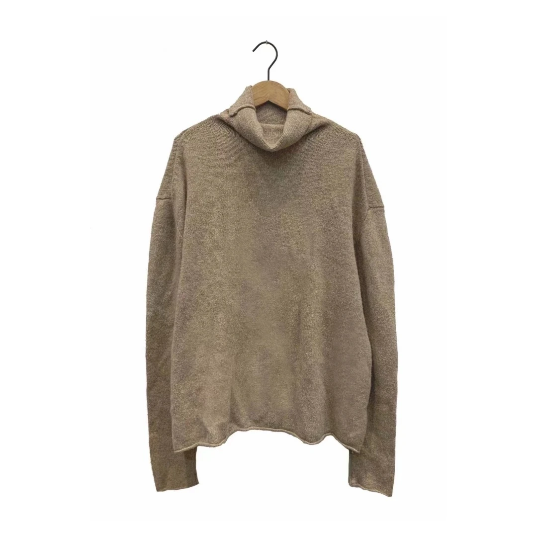 涟香家左岸迷香植物染针织上衣7509多色高领百搭秋冬套头保暖复古