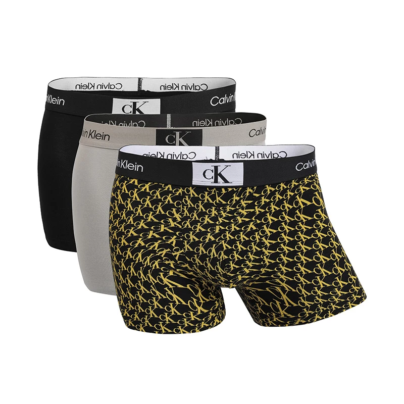 Calvin Klein/凯文克莱男士舒适内裤中腰休闲运动个性三条装11472