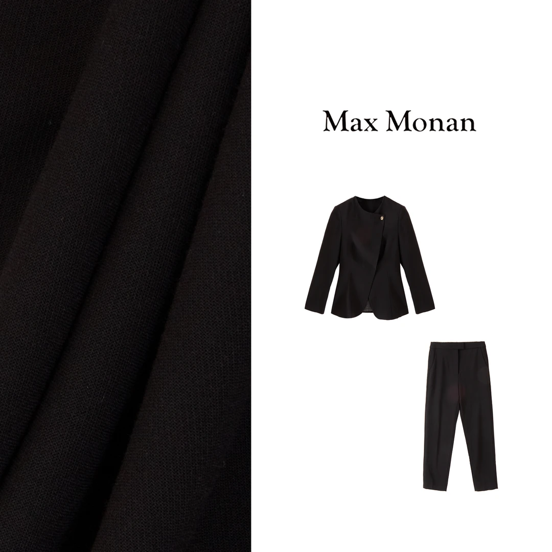 【Max Monan】新款设计师气质显瘦修身时尚西装套装DD24WX275