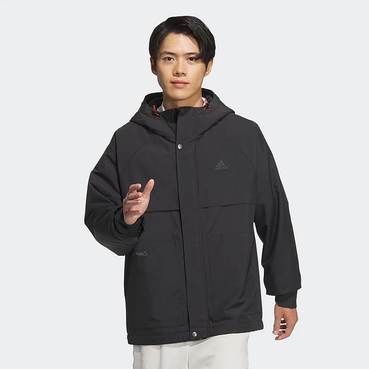 adidas/阿迪达斯阿迪达斯2024冬季新款男子梭织加绒外套 JI8680