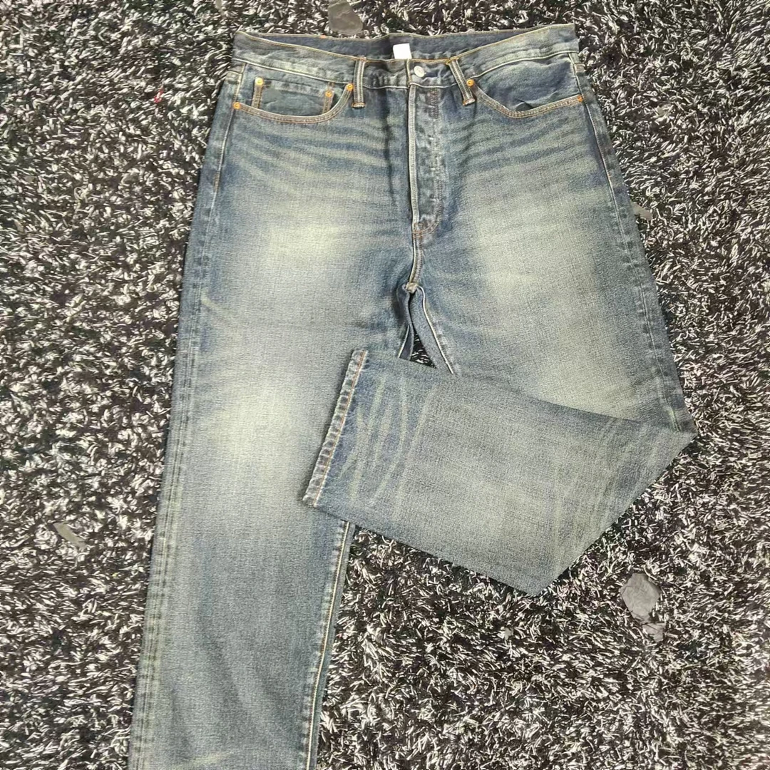 Sweet DD男款水洗蓝休闲牛仔裤