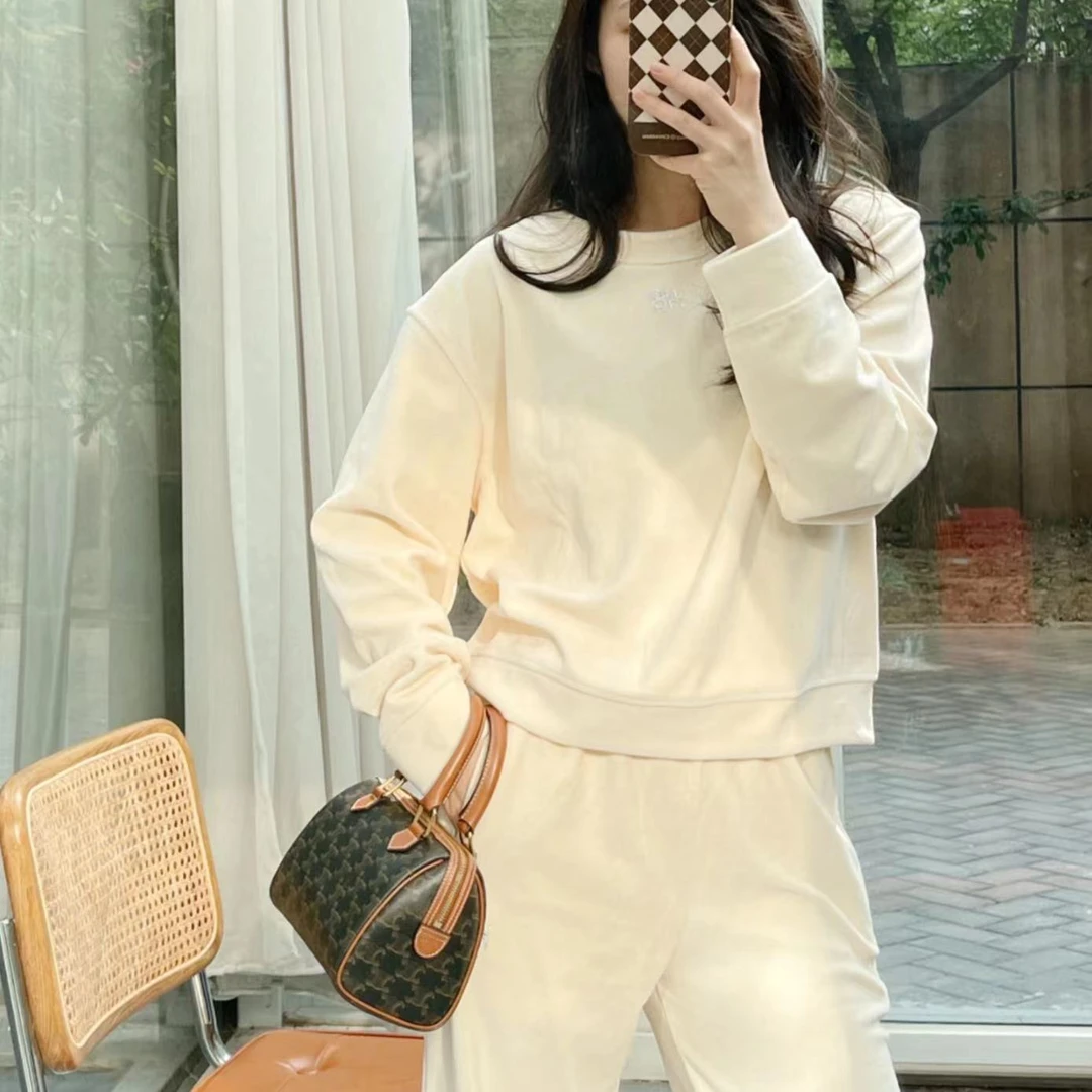 全新未使用 Alexander Wang/徽标圆领卫衣/XS码