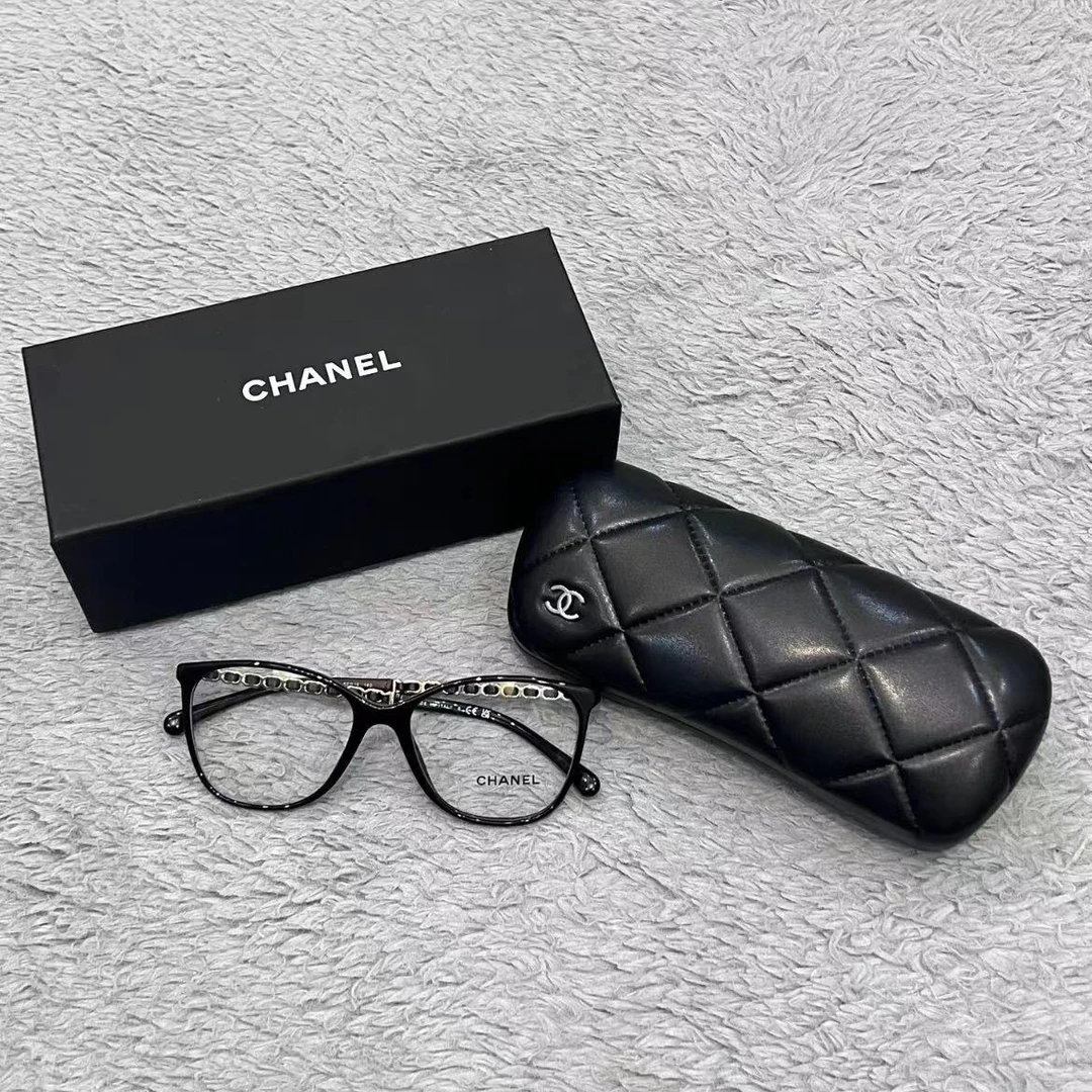 99新 Chanel/香奈儿 徽标平光镜/140*52*16