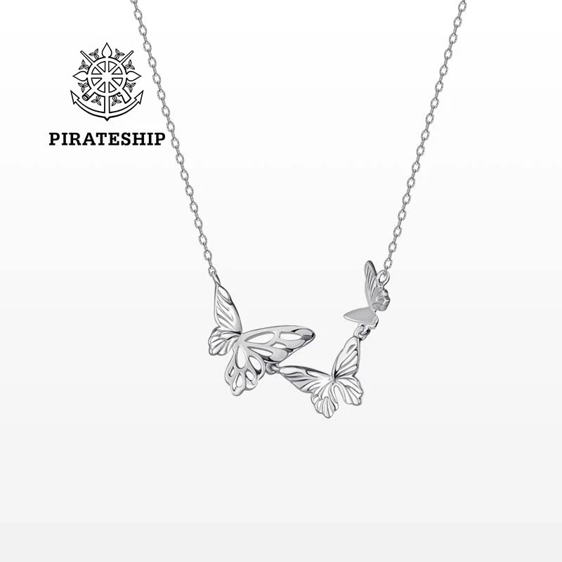 PIRATESHIP/海盗船 坠链均925银  锁骨链轻奢高级感颈链饰品