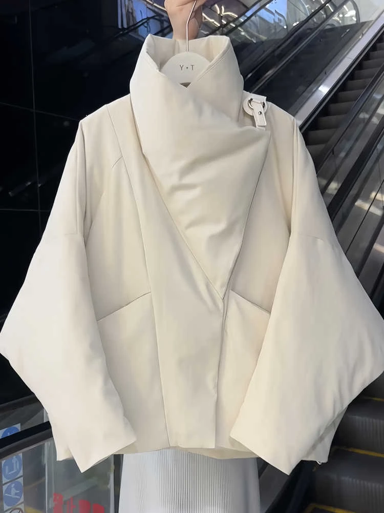 短款棉服女秋冬季新款2024新款时尚洋气高级感小众设计感小个子