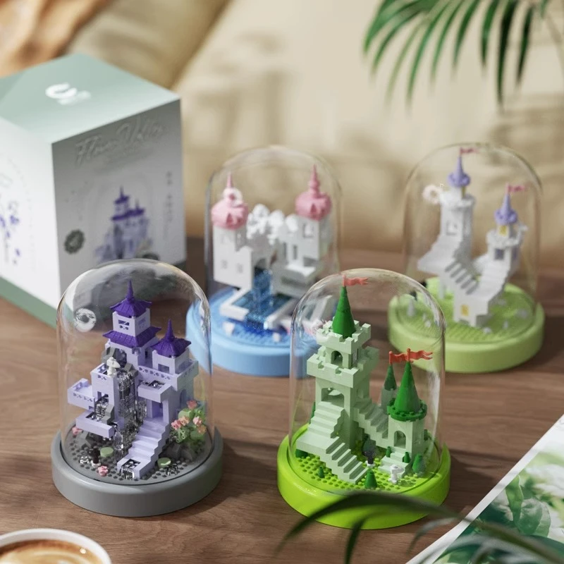 拼装玩具积木兼容乐高公主城堡diy手工别墅房子益智玩具摆件礼物